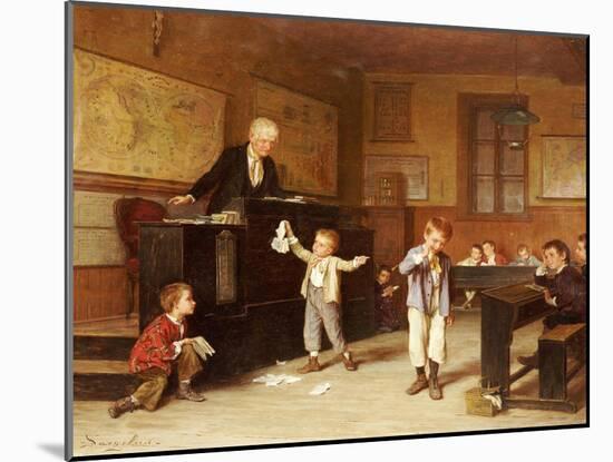 The School Room-Andre Henri Dargelas-Mounted Giclee Print