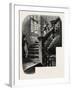 The School Staircase, Eton, UK, 19th Century-null-Framed Giclee Print