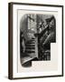 The School Staircase, Eton, UK, 19th Century-null-Framed Giclee Print