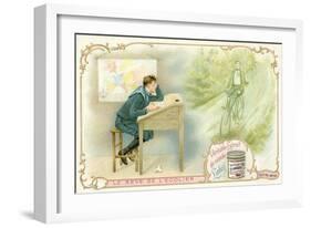 The Schoolboy's Dream-null-Framed Giclee Print