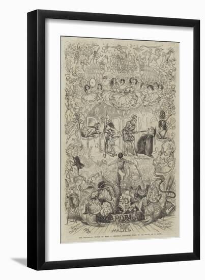 The Schoolboy's Notion of What a Christmas Pantomime Ought to Be-Fritz Eltze-Framed Giclee Print