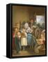The Schoolmistress-Thomas Stothard-Framed Stretched Canvas