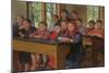 The Schoolroom, 1938 (Oil on Canvas)-Nikolai Petrovich Bogdanov-Belsky-Mounted Giclee Print