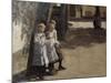 The Schoolyard, 1910-Axel Hjalmar Ender-Mounted Giclee Print