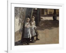 The Schoolyard, 1910-Axel Hjalmar Ender-Framed Giclee Print