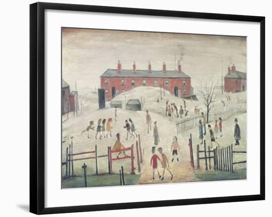 The Schoolyard-L.S. Lowry-Framed Giclee Print