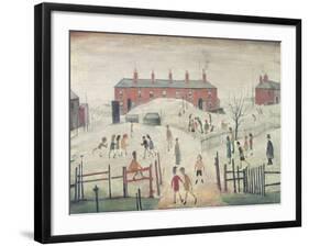 The Schoolyard-L.S. Lowry-Framed Giclee Print