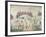 The Schoolyard-L.S. Lowry-Framed Giclee Print