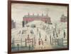 The Schoolyard-L.S. Lowry-Framed Giclee Print