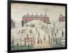 The Schoolyard-L.S. Lowry-Framed Giclee Print