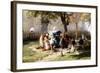 The Schoolyard-Felix Schlesinger-Framed Giclee Print