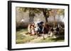 The Schoolyard-Felix Schlesinger-Framed Giclee Print