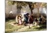 The Schoolyard-Felix Schlesinger-Mounted Giclee Print