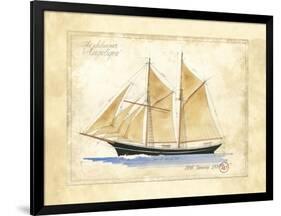 The Schooner Angelique-Martin Wiscombe-Framed Art Print