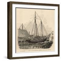 The Schooner E a Horton Cut Out from British Waters by Massachusetts Fishermen-null-Framed Giclee Print