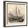 The Schooner E a Horton Cut Out from British Waters by Massachusetts Fishermen-null-Framed Giclee Print