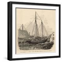 The Schooner E a Horton Cut Out from British Waters by Massachusetts Fishermen-null-Framed Giclee Print