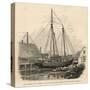 The Schooner E a Horton Cut Out from British Waters by Massachusetts Fishermen-null-Stretched Canvas