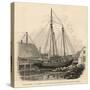 The Schooner E a Horton Cut Out from British Waters by Massachusetts Fishermen-null-Stretched Canvas