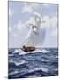 The Schooner 'H.M.S. Pickle', c.1992-James Brereton-Mounted Giclee Print