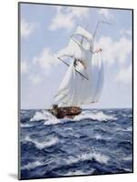 The Schooner 'H.M.S. Pickle', c.1992-James Brereton-Mounted Giclee Print