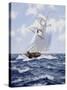 The Schooner 'H.M.S. Pickle', c.1992-James Brereton-Stretched Canvas