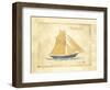 The Schooner Juliet-Martin Wiscombe-Framed Art Print