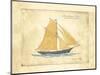 The Schooner Juliet-Martin Wiscombe-Mounted Art Print