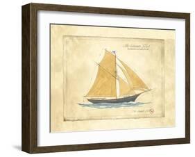 The Schooner Juliet-Martin Wiscombe-Framed Art Print