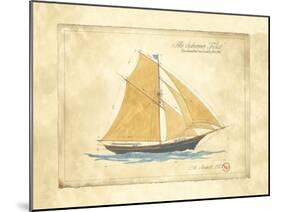 The Schooner Juliet-Martin Wiscombe-Mounted Art Print