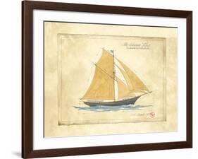 The Schooner Juliet-Martin Wiscombe-Framed Art Print