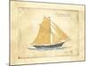 The Schooner Juliet-Martin Wiscombe-Mounted Art Print