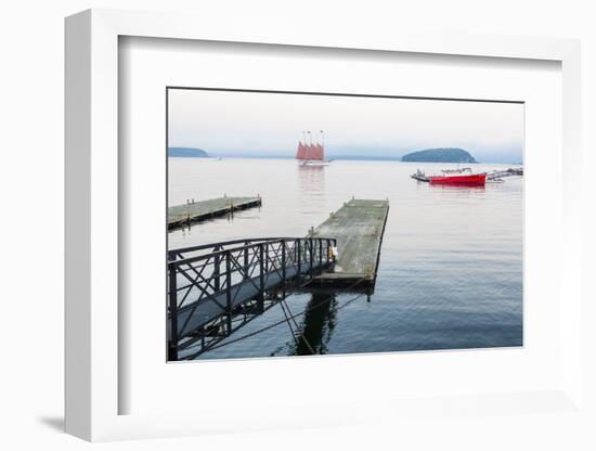 The Schooner Margaret Todd in Bar Harbor, Maine-Jerry & Marcy Monkman-Framed Photographic Print