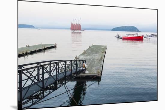 The Schooner Margaret Todd in Bar Harbor, Maine-Jerry & Marcy Monkman-Mounted Photographic Print