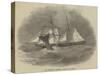 The Schooner Waterloo Struck by a Whale-null-Stretched Canvas