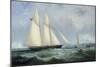 The Schooner Yacht 'Cambria', 188 Tons, Racing off Ryde, 1868-Arthur Wellington Fowles-Mounted Giclee Print