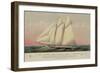 The Schooner Yacht Magic of the N.Y. Yacht Club-null-Framed Art Print