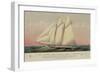 The Schooner Yacht Magic of the N.Y. Yacht Club-null-Framed Art Print