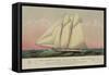 The Schooner Yacht Magic of the N.Y. Yacht Club-null-Framed Stretched Canvas