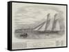 The Schooner Yacht Volna (Wave)-null-Framed Stretched Canvas