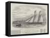 The Schooner Yacht Volna (Wave)-null-Framed Stretched Canvas