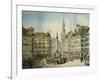 The Schrannenplatz, Munich-Simon Quaglio-Framed Giclee Print