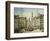 The Schrannenplatz, Munich-Simon Quaglio-Framed Giclee Print