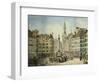 The Schrannenplatz, Munich-Simon Quaglio-Framed Giclee Print