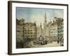 The Schrannenplatz, Munich-Simon Quaglio-Framed Giclee Print