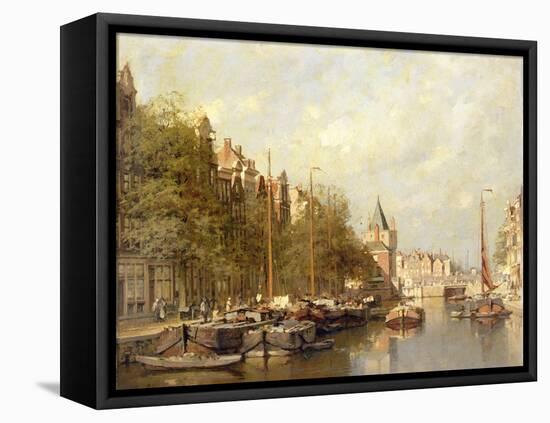 The Schreierstoren, Amsterdam-Johannes Karel Christian Klinkenberg-Framed Stretched Canvas