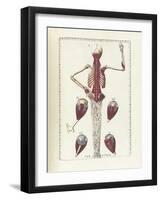 The Science of Human Anatomy by Bartholomeo Eustachi-Stocktrek Images-Framed Art Print