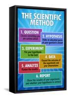 The Scientific Method Classroom Chart-null-Framed Stretched Canvas