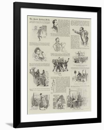 The Scotch Railway Strike-Alexander Stuart Boyd-Framed Premium Giclee Print