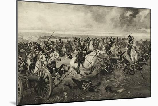 The Scots Greys at Waterloo, 18 June 1815, C.1902-Henri-Louis Dupray-Mounted Giclee Print